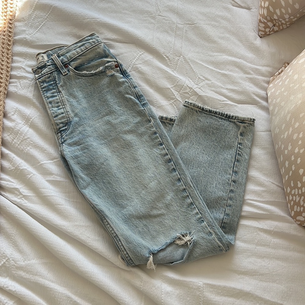 Abercrombie & Fitch The Dad High Rise Jeans Size 25S